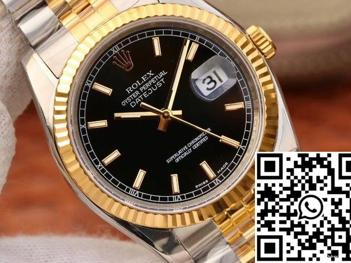 Dial Black Datejust AR Rolex Factory 36mm 126233 0302